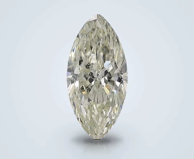 3.02ct K SI2 Rare Carat Ideal Cut Marquise Diamond