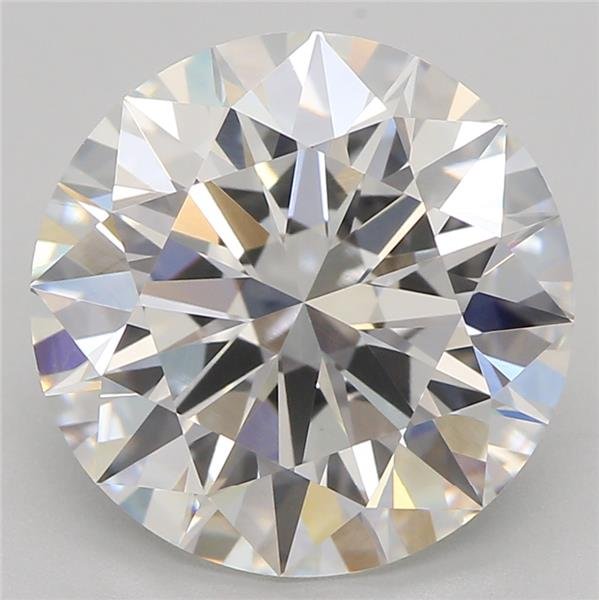 3.08ct E VVS2 Rare Carat Ideal Cut Round Lab Grown Diamond