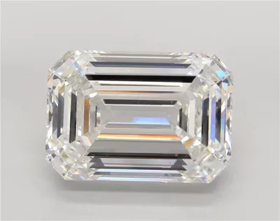 31.07ct F VS1 Rare Carat Ideal Cut Emerald Lab Grown Diamond