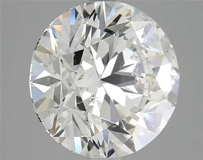 4.01ct K SI2 Excellent Cut Round Diamond