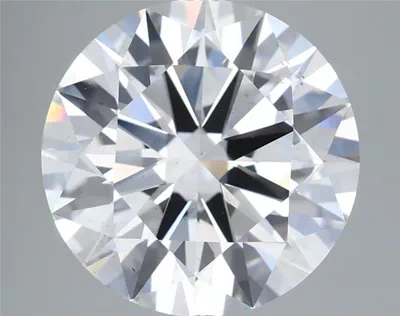 5.10ct F SI1 Rare Carat Ideal Cut Round Lab Grown Diamond