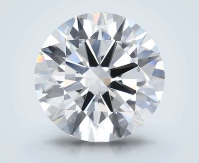 5.10ct F SI1 Rare Carat Ideal Cut Round Lab Grown Diamond
