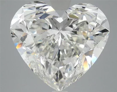 6.02ct I VS1 Rare Carat Ideal Cut Heart Diamond