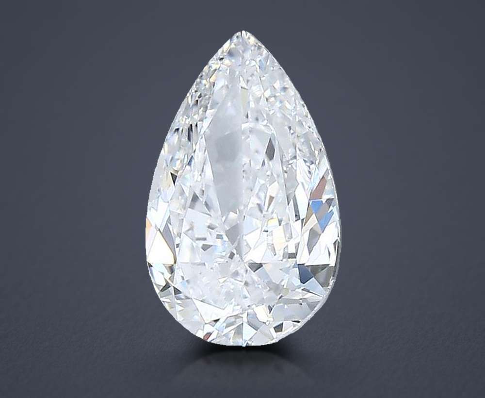 1.50ct D SI1 Excellent Cut Pear Diamond