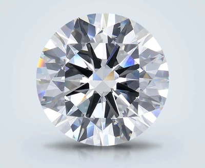 10.54ct F VVS2 Excellent Cut Round Lab Grown Diamond