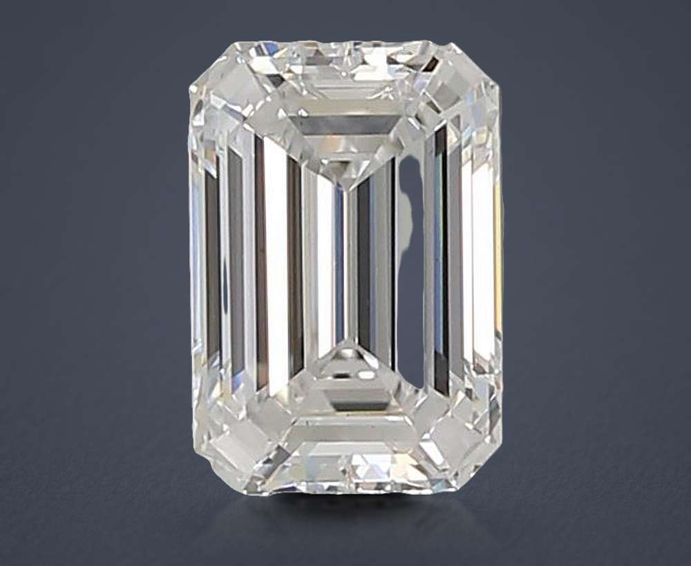 1.31ct E VS2 Rare Carat Ideal Cut Emerald Lab Grown Diamond