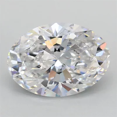2.00ct D VS1 Rare Carat Ideal Cut Oval Lab Grown Diamond