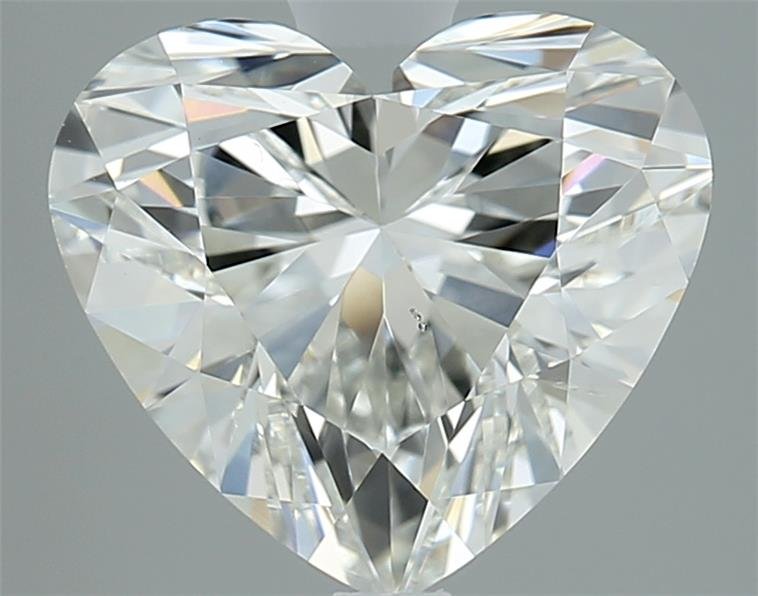 2.02ct J SI1 Rare Carat Ideal Cut Heart Diamond