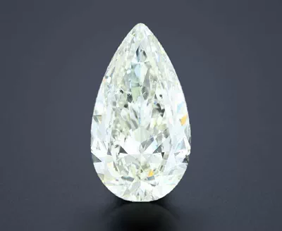 5.02ct J SI1 Very Good Cut Pear Diamond