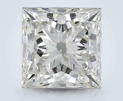 4.01ct H VS2 Rare Carat Ideal Cut Princess Diamond