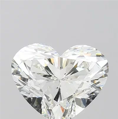 3.02ct F SI1 Rare Carat Ideal Cut Heart Diamond
