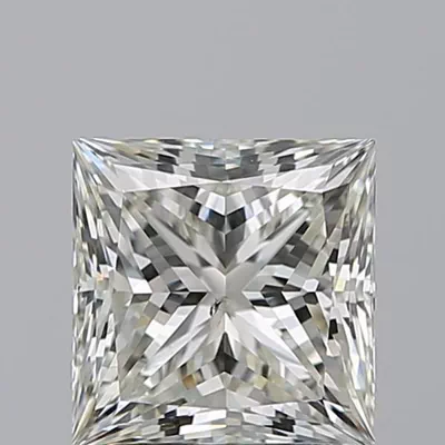 2.01ct K SI2 Rare Carat Ideal Cut Princess Diamond