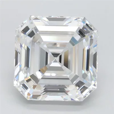 6.10ct D FL Rare Carat Ideal Cut Asscher Lab Grown Diamond