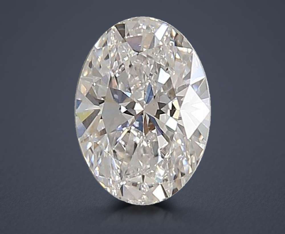 0.90ct E VS1 Rare Carat Ideal Cut Oval Lab Grown Diamond