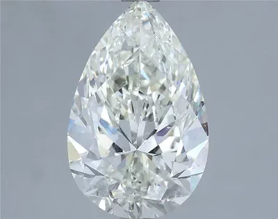 3.50ct I SI1 Rare Carat Ideal Cut Pear Diamond