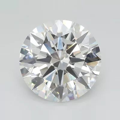3.08ct F VVS2 Rare Carat Ideal Cut Round Lab Grown Diamond