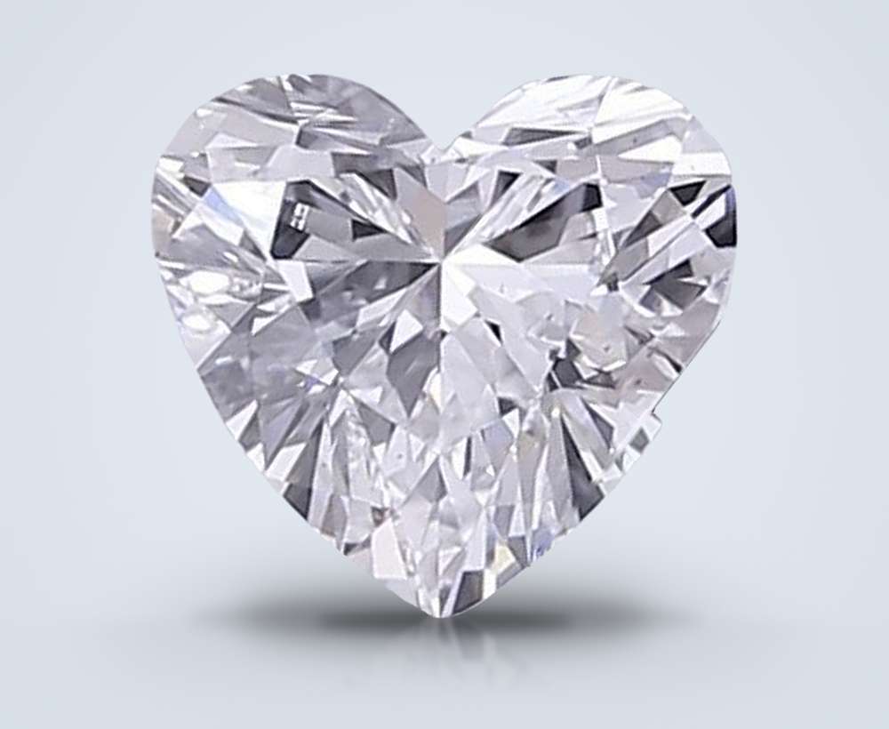 1.09ct D VS2 Rare Carat Ideal Cut Heart Lab Grown Diamond