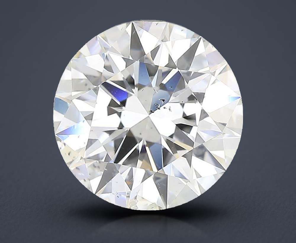 4.02ct G SI2 Excellent Cut Round Diamond