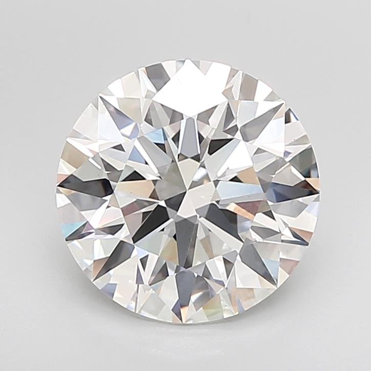 6.08ct F VVS2 Rare Carat Ideal Cut Round Lab Grown Diamond