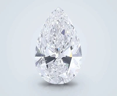 3.11ct E VS1 Rare Carat Ideal Cut Pear Lab Grown Diamond