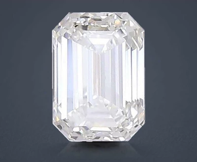 1.12ct H VVS2 Rare Carat Ideal Cut Emerald Lab Grown Diamond