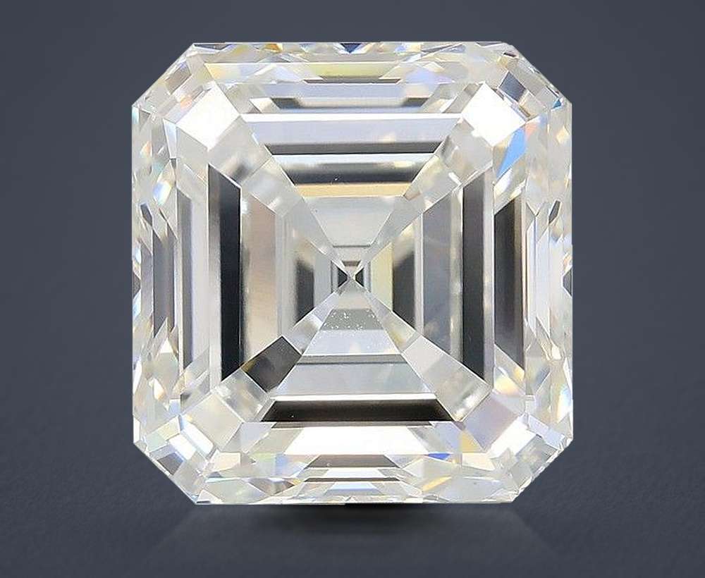 11.01ct G VVS2 Rare Carat Ideal Cut Asscher Lab Grown Diamond