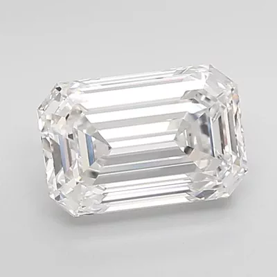 3.01ct E VS1 Excellent Cut Emerald Lab Grown Diamond