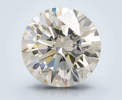 5.01ct K SI2 Rare Carat Ideal Cut Round Diamond