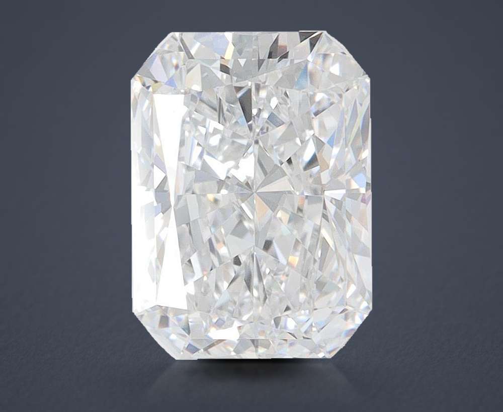 3.05ct D VVS2 Rare Carat Ideal Cut Radiant Lab Grown Diamond