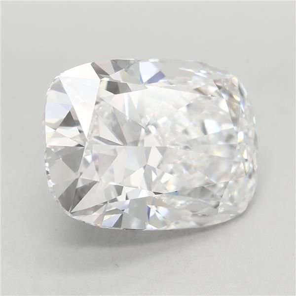 7.07ct F VVS2 Rare Carat Ideal Cut Cushion Lab Grown Diamond