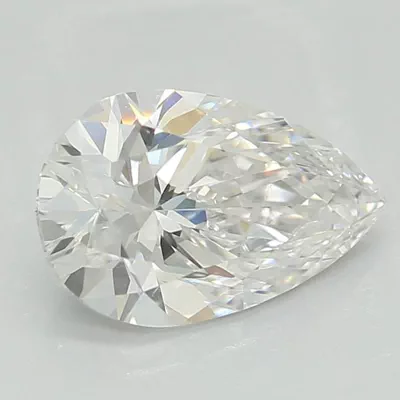 0.77ct D VVS2 Rare Carat Ideal Cut Pear Lab Grown Diamond