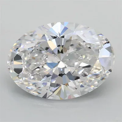 2.05ct D VS2 Rare Carat Ideal Cut Oval Lab Grown Diamond