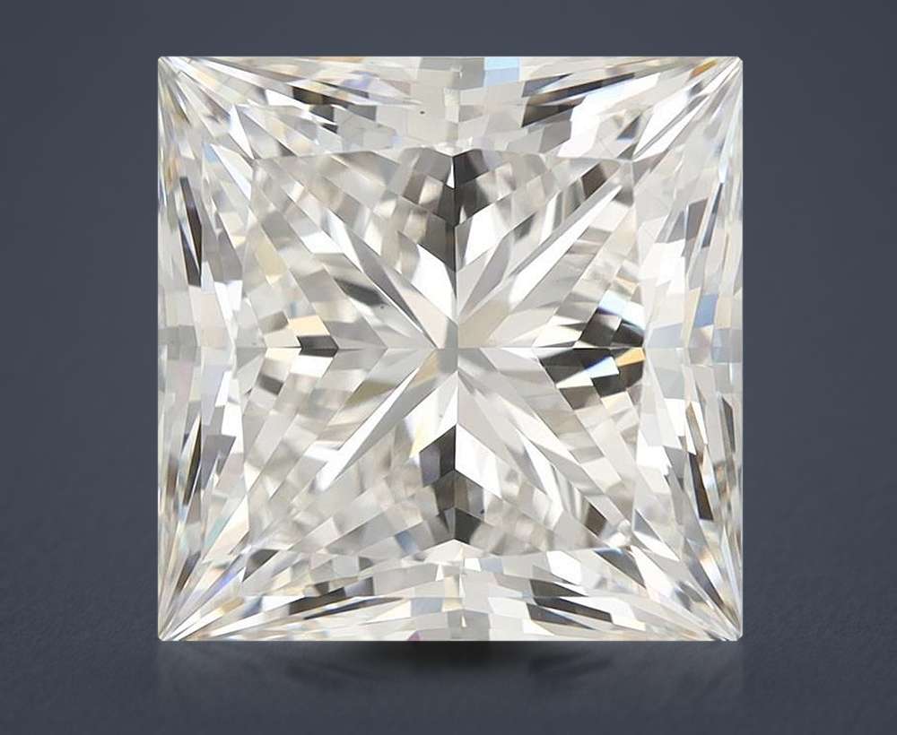 8.53ct H VS1 Rare Carat Ideal Cut Princess Lab Grown Diamond