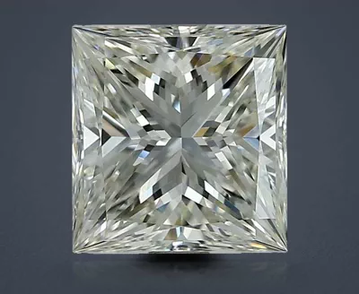 3.50ct J VVS2 Rare Carat Ideal Cut Princess Diamond
