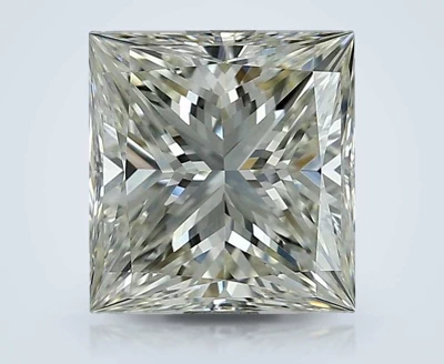 3.50ct J VVS2 Rare Carat Ideal Cut Princess Diamond