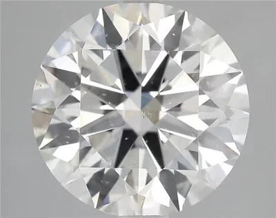 3.69ct J SI1 Rare Carat Ideal Cut Round Diamond