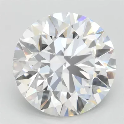 3.26ct D FL Rare Carat Ideal Cut Round Lab Grown Diamond
