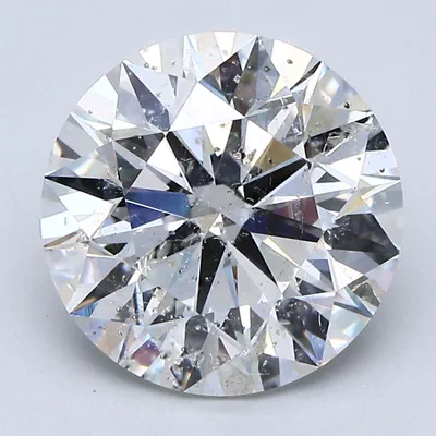 4.73ct F IF Rare Carat Ideal Cut Round Diamond