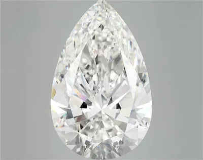 12.12ct F VS1 Rare Carat Ideal Cut Pear Lab Grown Diamond