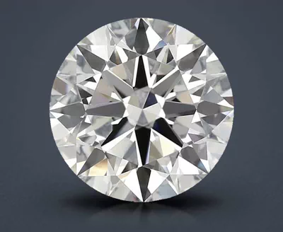6.02ct H VVS2 Rare Carat Ideal Cut Round Diamond