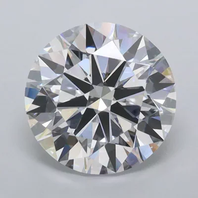 2.45ct D FL Rare Carat Ideal Cut Round Lab Grown Diamond