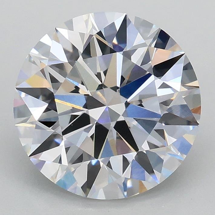 2.06ct D VVS2 Rare Carat Ideal Cut Round Lab Grown Diamond
