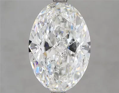 4.04ct F SI2 Rare Carat Ideal Cut Oval Diamond