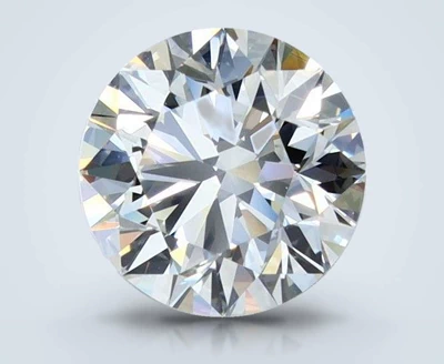 2.58ct K VVS2 Rare Carat Ideal Cut Round Diamond