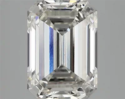 3.59ct H VS1 Rare Carat Ideal Cut Emerald Lab Grown Diamond