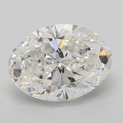 2.28ct E VS1 Rare Carat Ideal Cut Oval Lab Grown Diamond