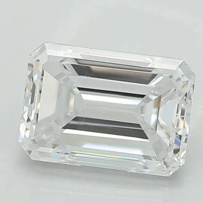 1.06ct E VS1 Very Good Cut Emerald Lab Grown Diamond