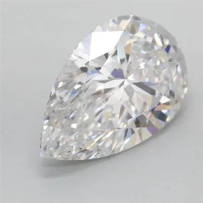 3.05ct E VS1 Rare Carat Ideal Cut Pear Lab Grown Diamond
