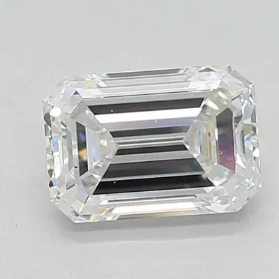 1.54ct E VS2 Rare Carat Ideal Cut Emerald Lab Grown Diamond