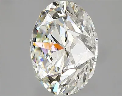 4.01ct I SI2 Rare Carat Ideal Cut Round Diamond